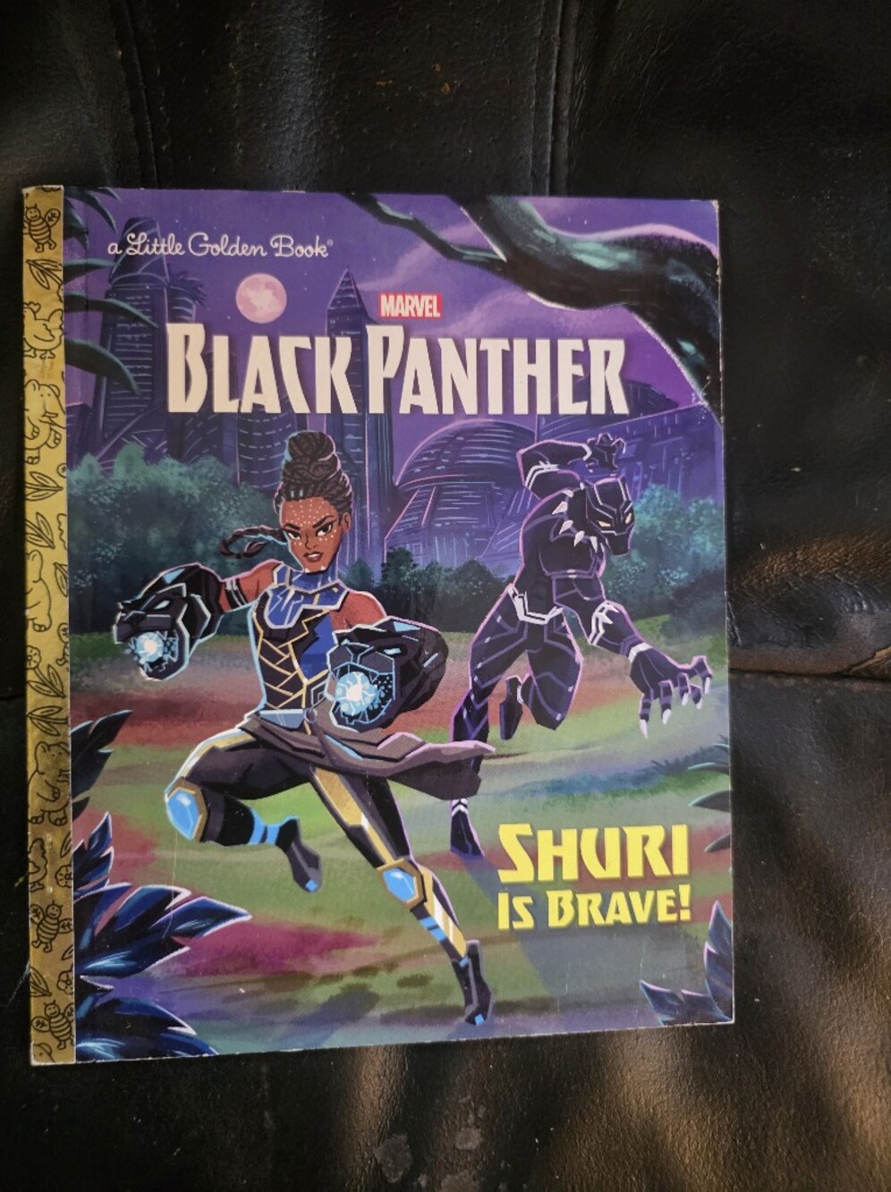 Marvel Black Panther Shuri Is Brave! Little Golden Book Frank Berrios Hardcover